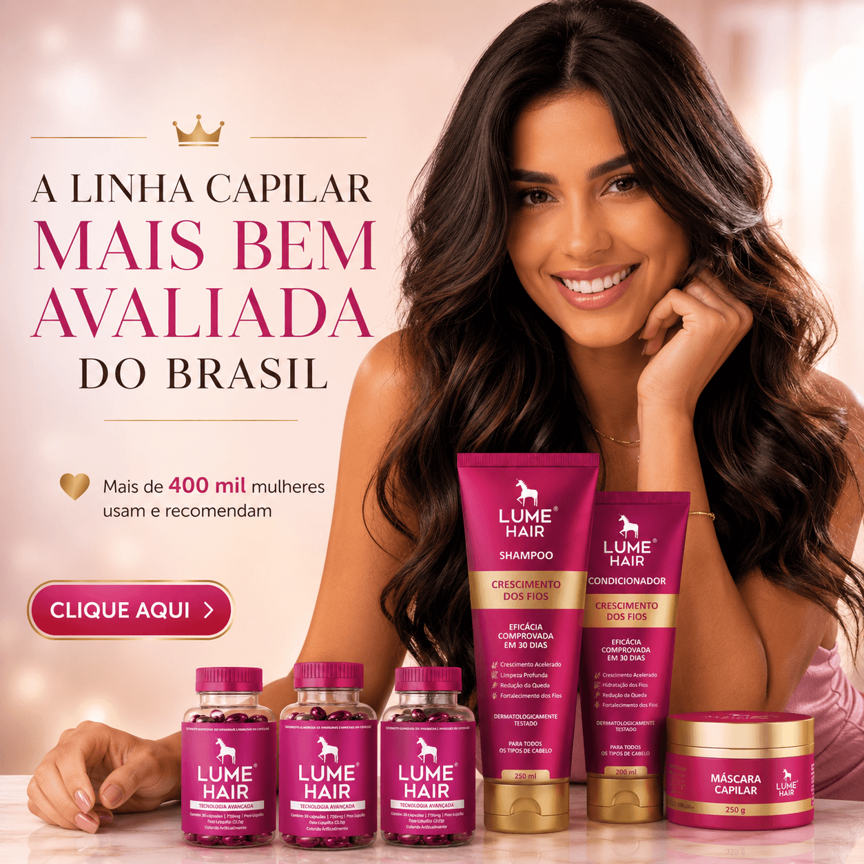 Linha Capilar Mais Bem Avaliada